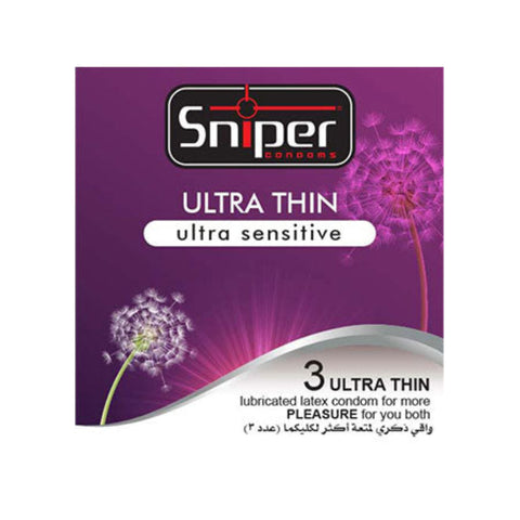 Sniper Condoms Ultra Thin 3PCS