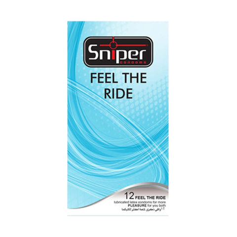 Sniper Condoms Feel The Ride 12PCS