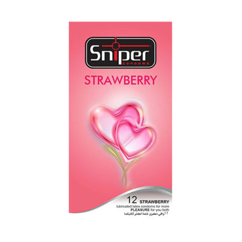 Sniper Condoms Strawberry 12PCS