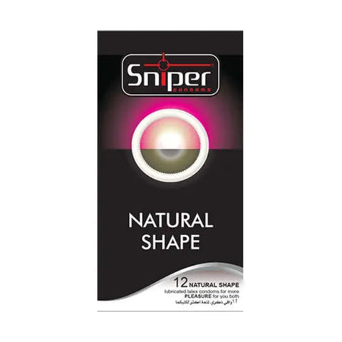 Sniper Condoms Natural Shape 12PCS