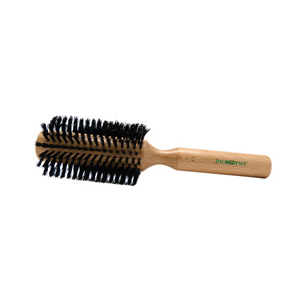 The Body Set Round Beech Hair Brush   OPT-3046