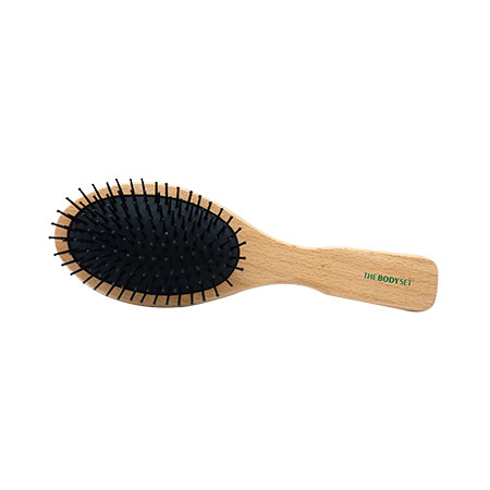 The Body Set Oval Beech Hair Brush  OPT - 3049