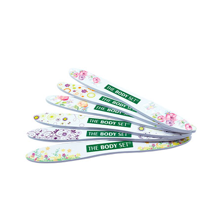 The Body Set Nail File Double Sided (6Pcs)  OPT-3077
