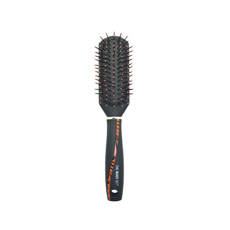 The Body Set Hair Brush with Rubber Coating  OPT - 3108