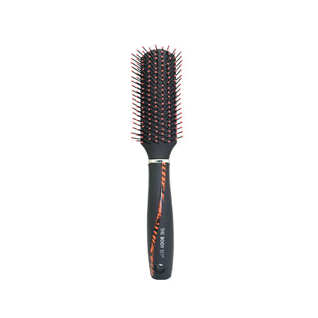 The Body Set Hair Brush with Rubber Coating  OPT - 3109