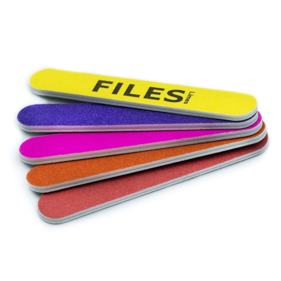 Or Bleu Mini Plastic Nail Files (Coloured)CT-438