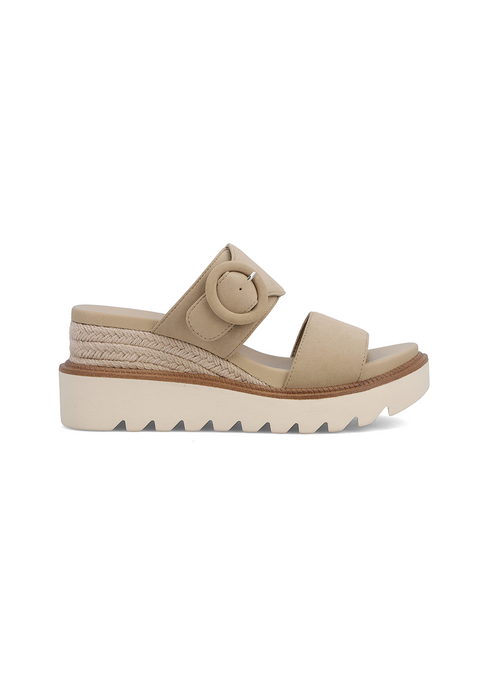 MIA Women's Beige Orla Slip-On Wedge Sandals | MIA In Lebanon