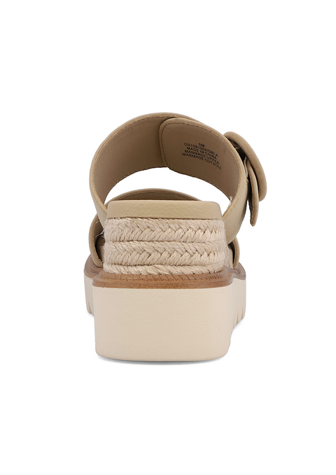 MIA Women's Beige Orla Slip-On Wedge Sandals | MIA In Lebanon