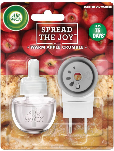 Air Wick Life Scents Freshly baked apple pie electric air freshener complete 19ml | Air Wick In Lebanon