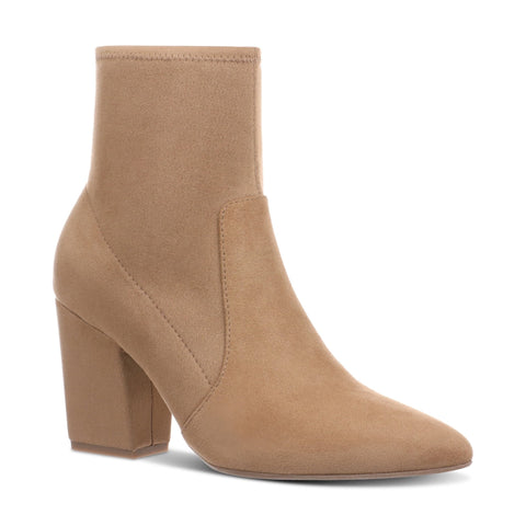 On 34th Women's  Brown Lydiaa Pointed-Toe Block-Heel Boots | On 34th in Lebanon