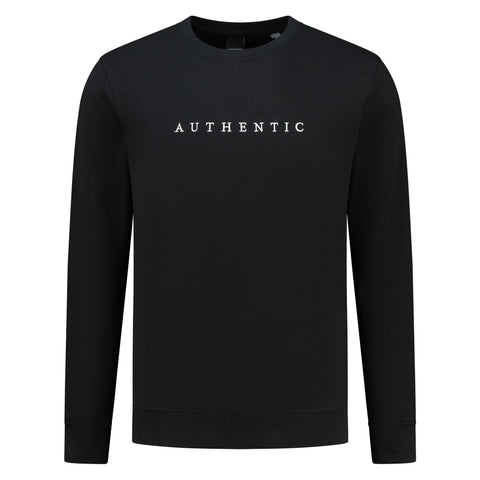 Only & Sons Men's Black Connor Authentic Crew Neck Sweatshirt | Only & Sons In Lebanon