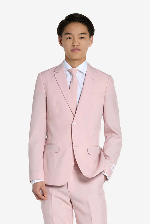 OppoSuits Boy's Pink 2 Pieces Blazer & Pants Set | OppoSuits In Lebanon