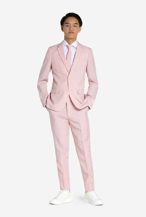 OppoSuits Boy's Pink 2 Pieces Blazer & Pants Set | OppoSuits In Lebanon