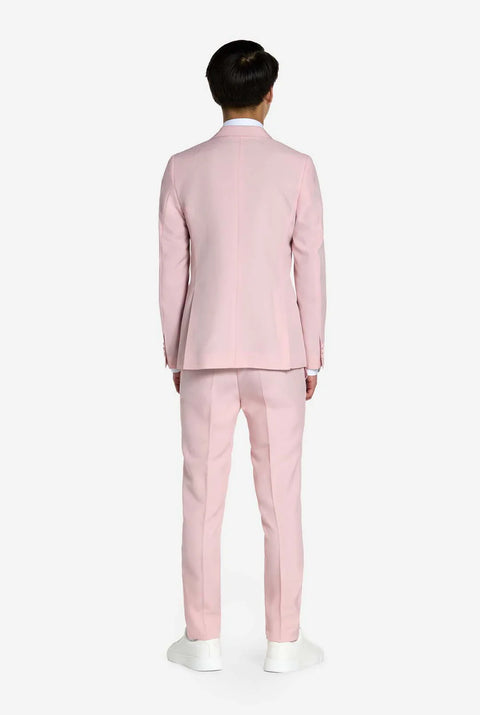OppoSuits Boy's Pink 2 Pieces Blazer & Pants Set | OppoSuits In Lebanon