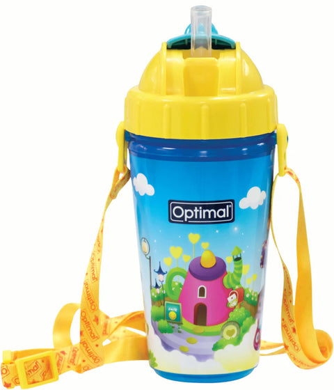 Optimal P.P Insulated Straw Cup+12Monthes 350ml (OPB-2008) | Optimal In Lebanon