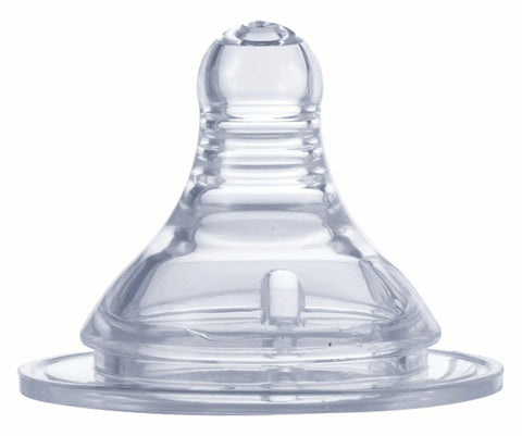 Optimal Wide Neck Silicone Nipple- Anti Colic System 6+MONTHS (OPB-1065) | Optimal In Lebanon