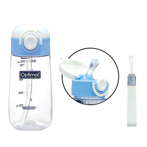 Optimal Tritan Silicone Straw Cup +12Monthes 650ml (OPB-2018) | Optimal In Lebanon