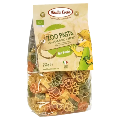 Dalla Costa Zoo Kids Pasta - Tomato & Spinach 250g | Dalla Costa In Lebanon