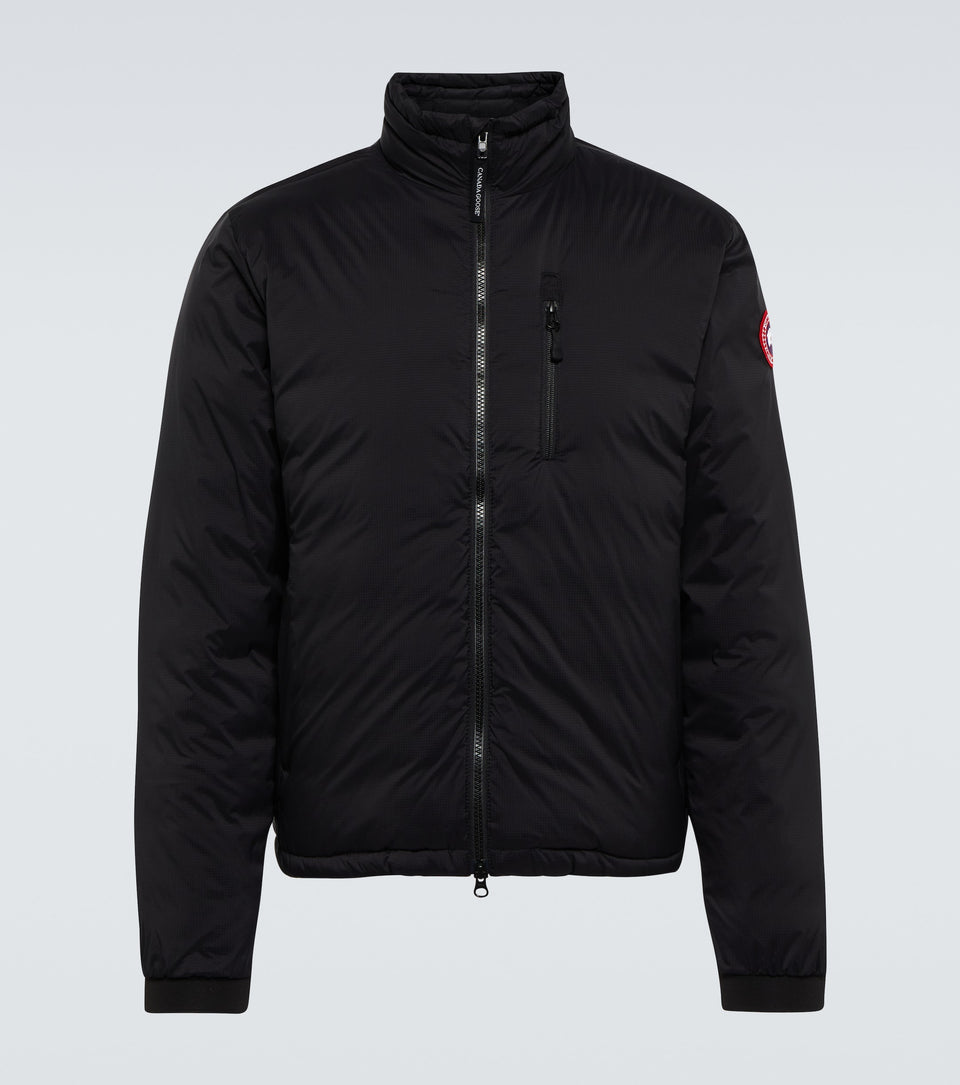 Canada Goose Men's Black Lodge Down With Stand CollarJacket