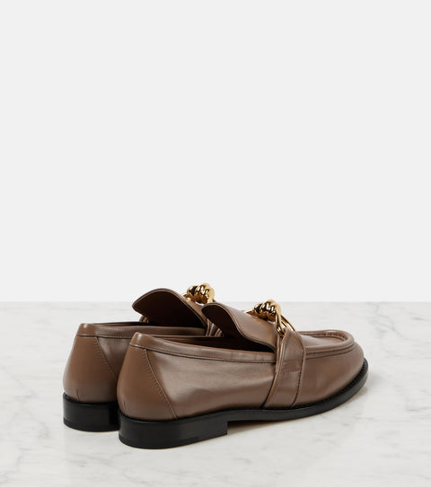 Bottega Veneta Women's Brown Astaire Loafer | Bottega Veneta In Lebanon