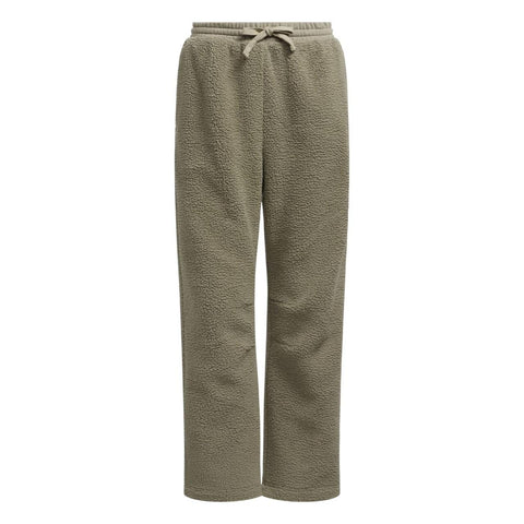 Adidas Women's Clay Green Sherpa Barrel-Leg Elastic Waist Pull On Sweatpants | Adidas In Lebanon