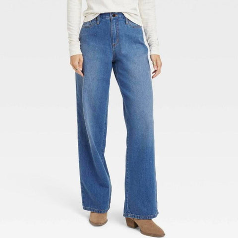Universal Thread Women's Blue High-Rise Wide Leg Pant |Universal Thread In Lebanon