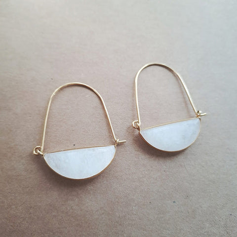 Style & Co Women's Color Half-Circle Drop Earrings | Style & Co In Lebanon