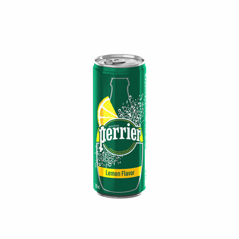 Perrier Lemon Sparkling Mineral Water Can 250ml