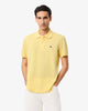 Lacoste Men's Yellow Classic Fit Pique Polo Neck T-Shirt | Lacoste In Lebanon