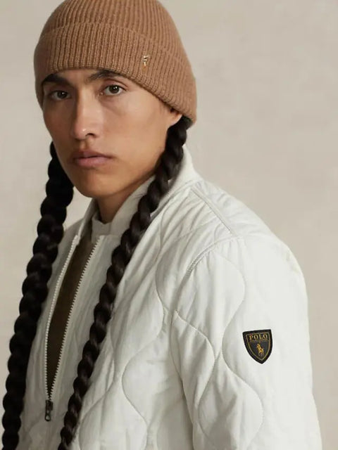 Polo Ralph Lauren Men's Off White Onion-Quilted Bomber Jacket | Polo Ralph Lauren In Lebanon
