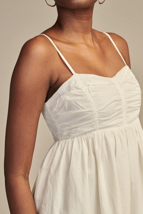 Lucky Brand Women's White Poplin Cutout Mini Dress | Lucky Brand In Lebanon