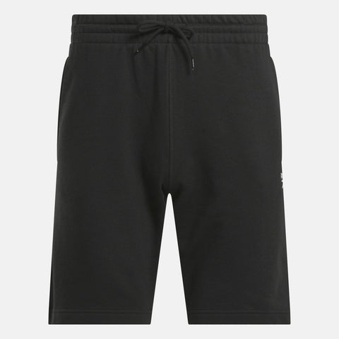 Reebok Men's Black Identity Small Logo Fleece Shorts | Reebok In Lebanon