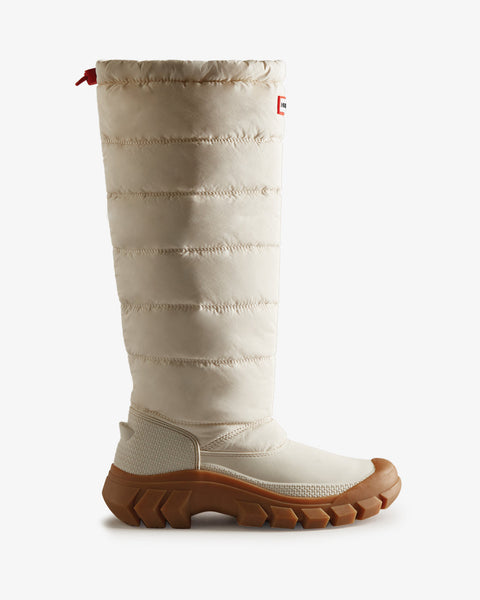 Hunter Women's Off White Intrepid Insulated Tall Snow Boots | Hunter In Lebanon