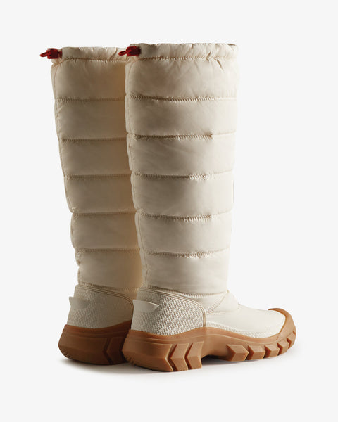 Hunter Women's Off White Intrepid Insulated Tall Snow Boots | Hunter In Lebanon