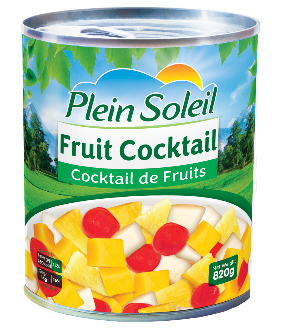 Plein Soleil Fruit Cocktail Can 820g | Plein Soleil In Lebanon