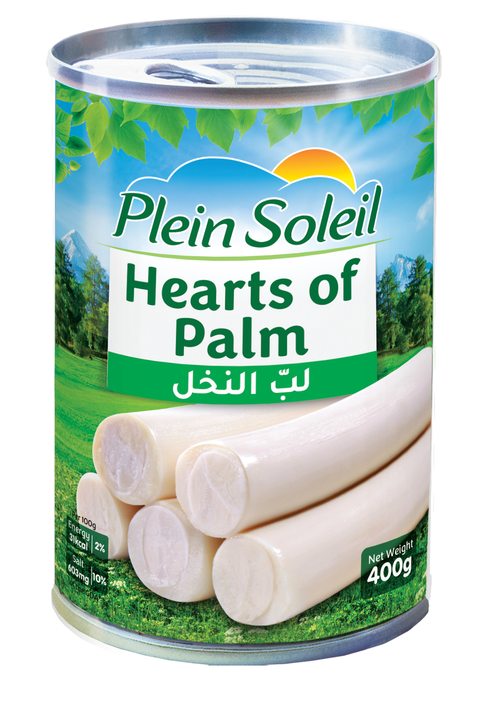 Plein Soleil Palmito White Hearts of Palm Can 400g | Plein Soleil In Lebanon