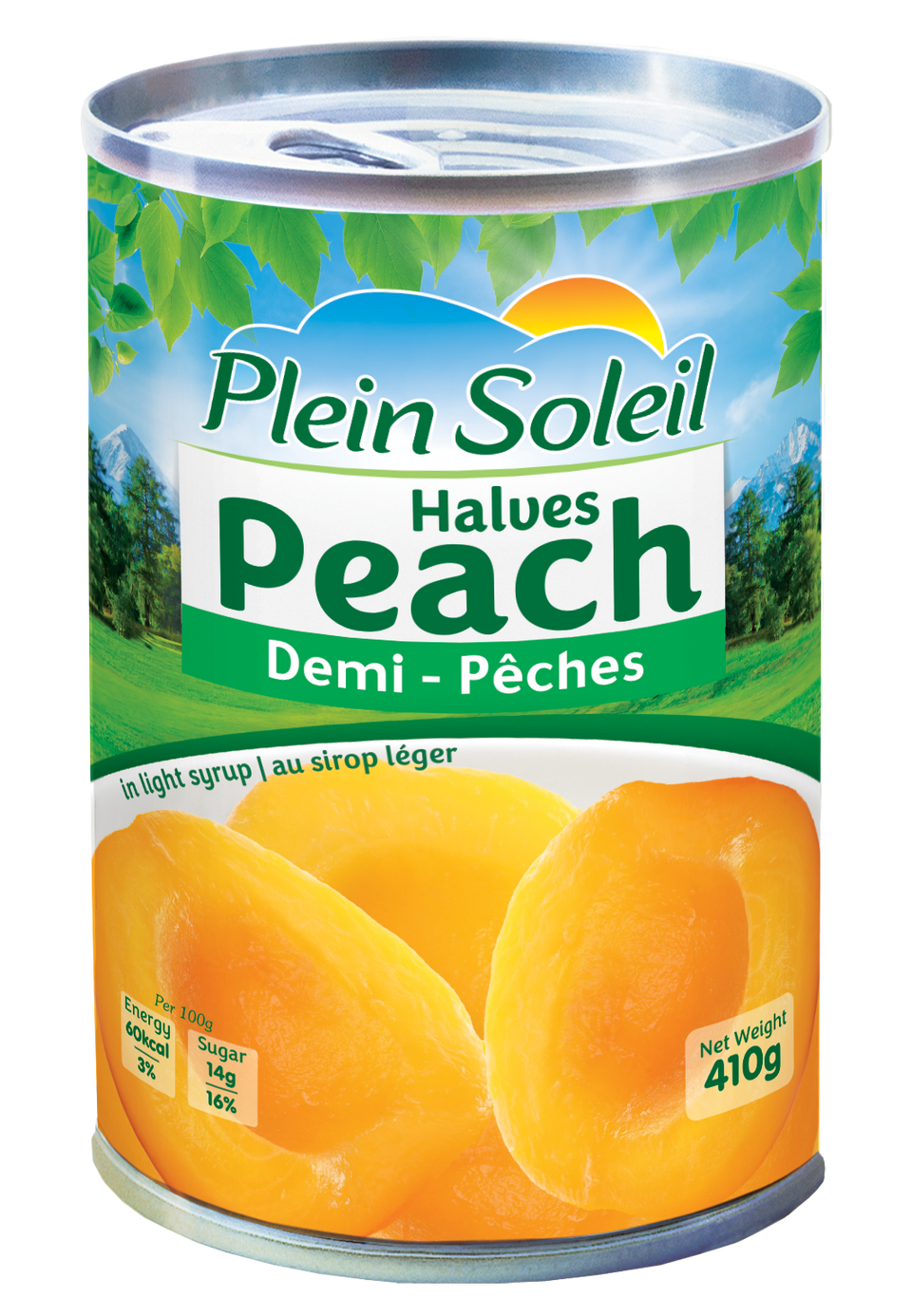 Plein Soleil Peach Halves 410GR|Plein Soleil In Lebanon