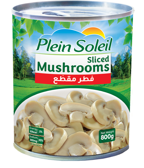 Plein Soleil Sliced Mushrooms 800g | Plein Soleil In Lebanon