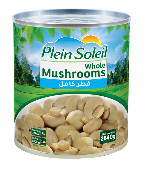 Plein Soleil Whole Mushrooms 2840g