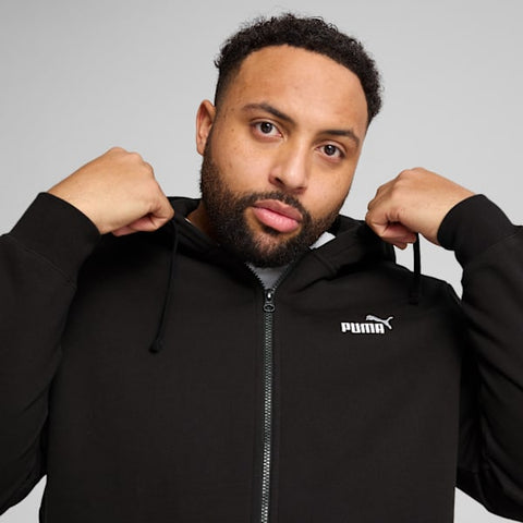 Puma Men's Black Zip-Up Hoodied Jacket | Puma in Lebanon