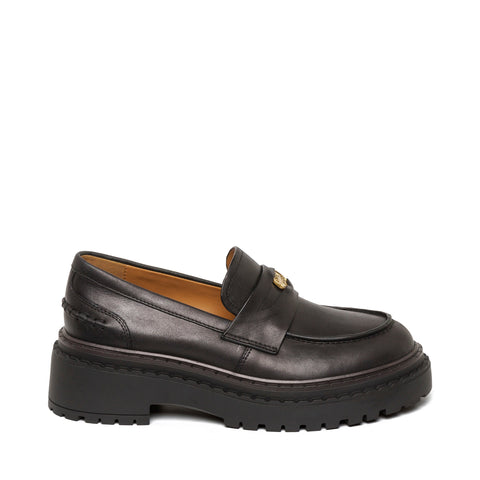 Steve Madden Women's Black Leather Pursuit Slide On Casual Shoes | Steve Madden In Lebanon