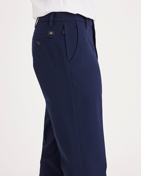 Dockers Men's Navy Classic Fit Wrinkle-Free Comfort Trousers | Dockers In Lebanon