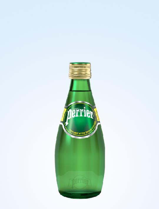Perrier Carbonated Natural Mineral Water Glass Bottle 200ml | Perrier In Lebanon