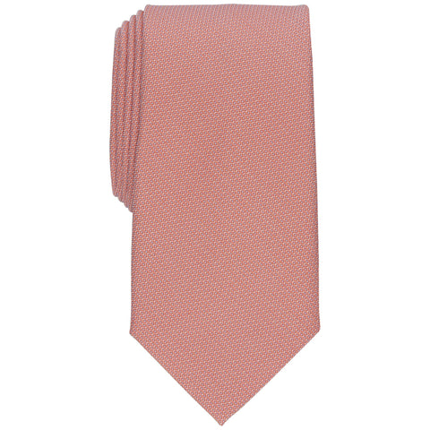Perry Ellis Portfolio Men's Orange Hydell Micro-Print Tie | Perry Ellis Portfolio In Lebanon