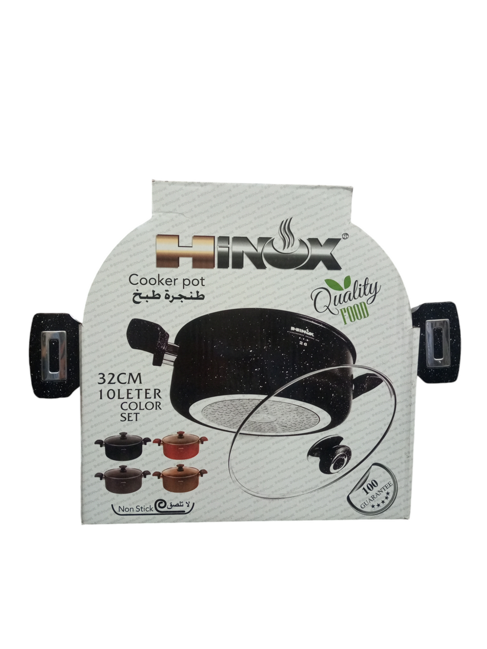 Hinox Black Granite Non-stick Cooking Pot 10L 32cm | Hinox In Lebanon