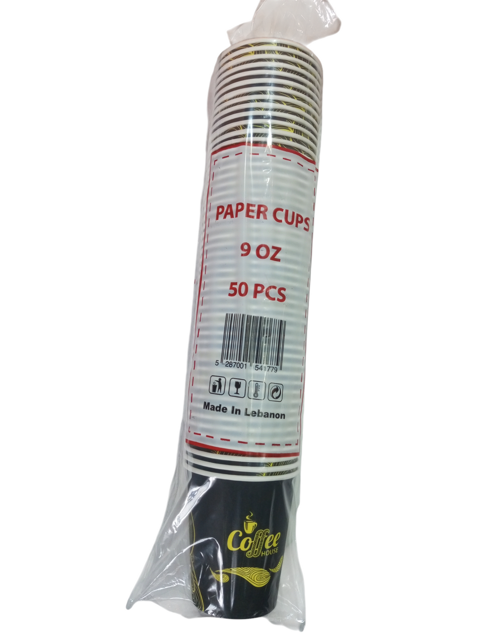 Karouni Plast Paper Cups 9OZ / 50 Pcs