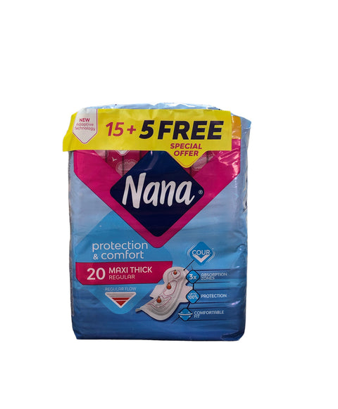 Nana Protection & Comfort Maxi Thick Regular 15+5 FREE
