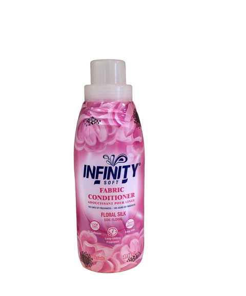 Infinity Fabric Conditioner Pink Floral Silk 1L