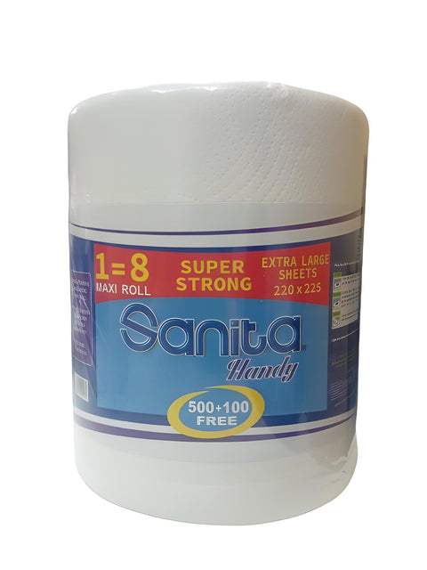 Sanita Handy Jumbo Towel Roll 500+100 FREE | Sanita In Lebanon