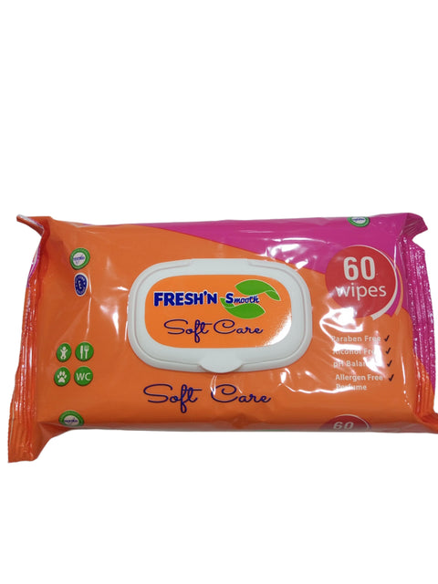 Fresh’N Smooth Soft Care 60 Wipes | Fresh’N In Lebanon